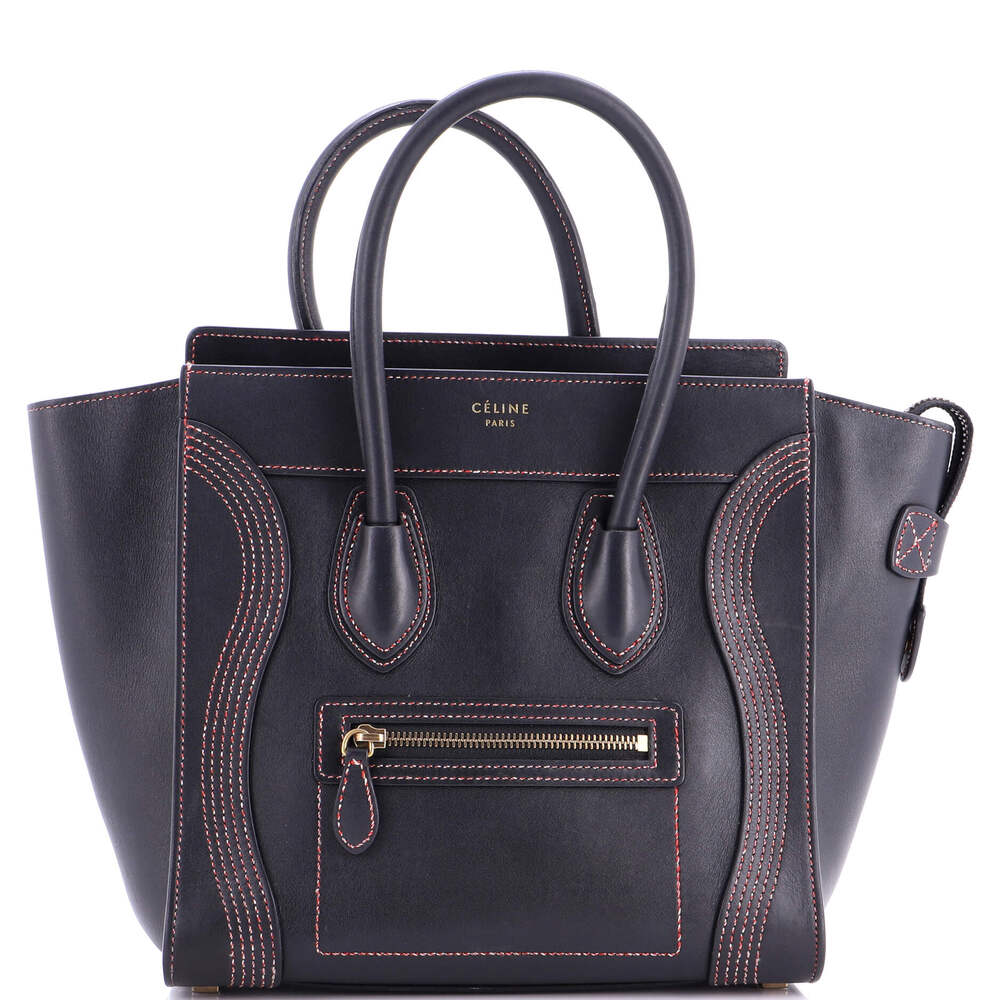 Celine Luggage Bag Smooth Leather Micro #203482C16B